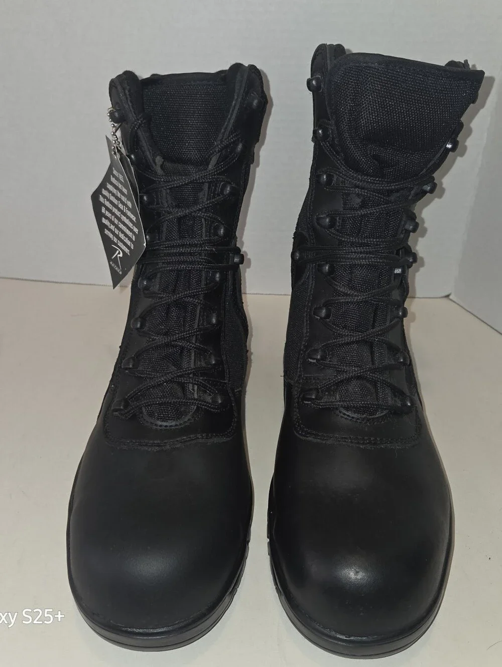 Rothco Forced Entry Tactical Boot With Side Zipper & Composite Toe - 8 In # 5063